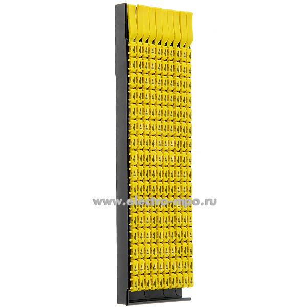 М3722. Маркер MARK3 MKF4S3 символ "4" 4-6 мм2 (ДКС)