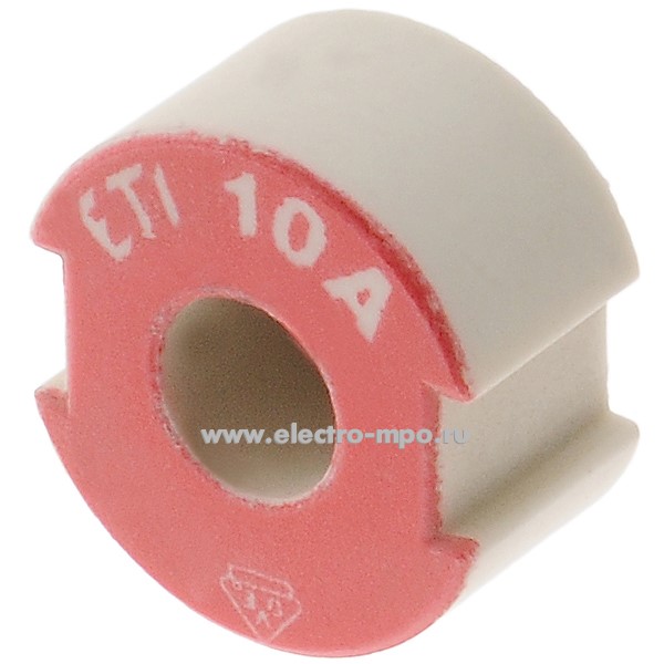 58904.А8904 Центрирующая вставка VDII 2342004 10А красная для держателя с цоколем Е27 (ETI Словения)