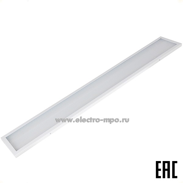 С3092. Светильник Б0026956 SPO-7-72-4K-P 72Вт 6840Лм 4000K светодиодный потолочный призма IP40 (ЭРА)