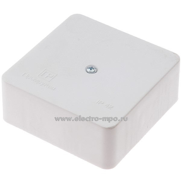 72055.К2055 Коробка 40-0450-FR2.5-4 огнестойкая для кабельного канала 75х75х30мм 4 полюса (Промрукав)