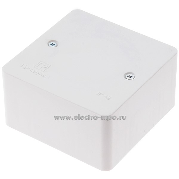 72057.К2057 Коробка 40-0460-FR2.5-4 огнестойкая для кабельного канала 85х85х45мм 4 полюса (Промрукав)