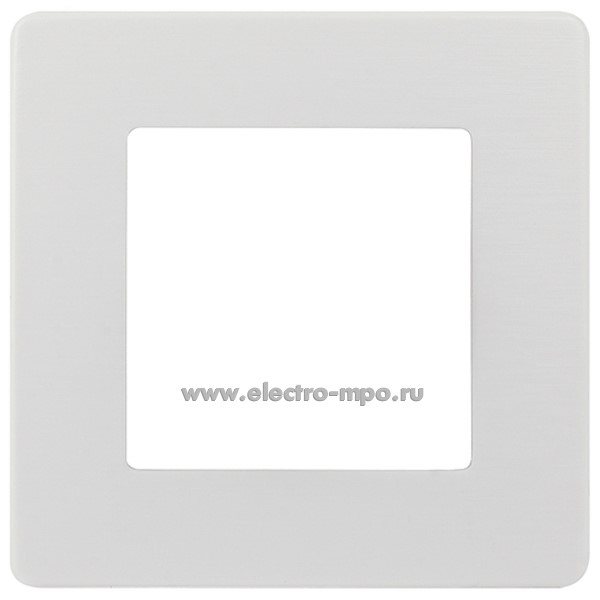 Ю3040. Рамка-1 Эра12 12-5101-01 Б0052499 Сатин белая (Эра)