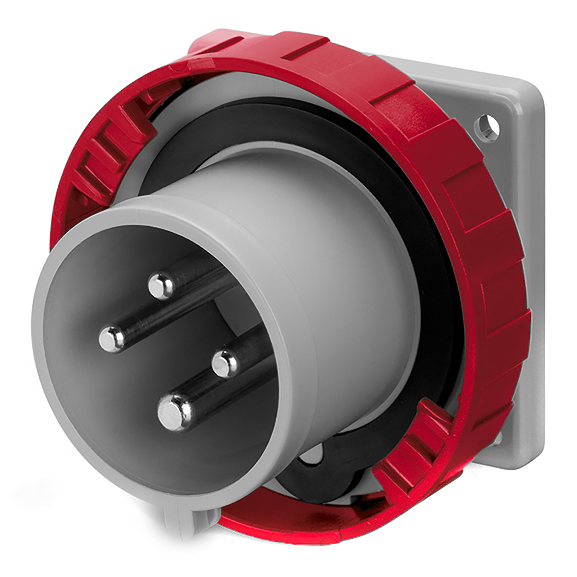 Р57. Вилка DIS2483296 панельная PSP IP67 32А 3P+E 400В (ДКС)