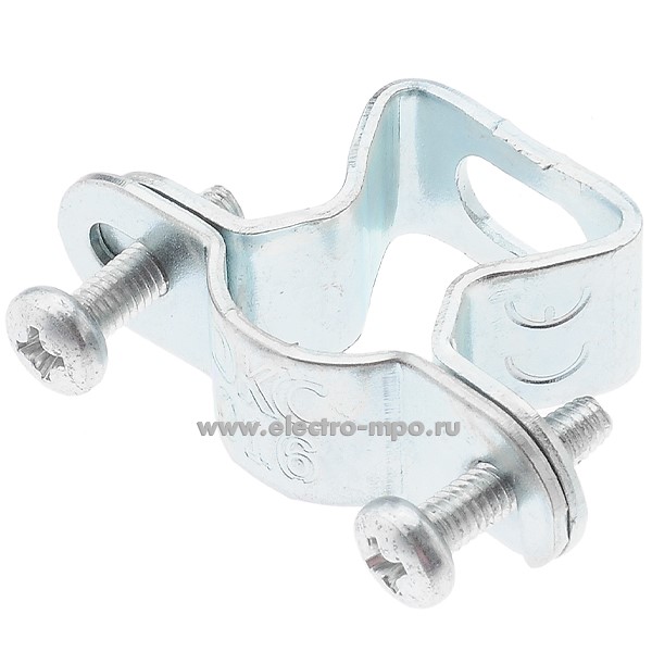 Т1572. Скоба Cosmec 6040-16 для крепления трубы 16мм сталь (ДКС Италия)