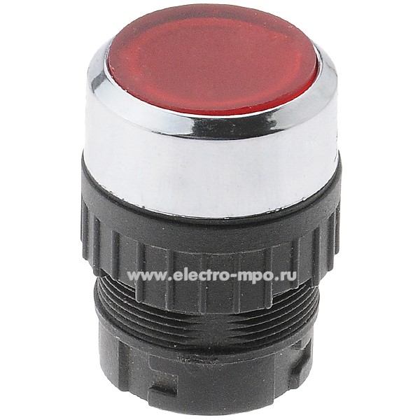 46214.А6214 Корпус кнопки KP1-21R красный, с подсветкой и без фиксации (АВВ)