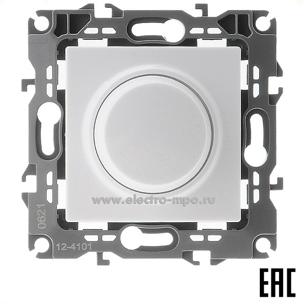 Ю3026. Механизм Эра12 12-4101-01 Б0014735 светорегулятора 400ВА с/п белый (Эра)