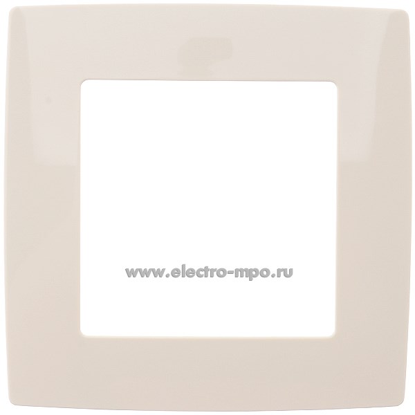 Ю3079. Рамка-1 Эра12 12-5001-02 Б0014742 слоновая кость (Эра)