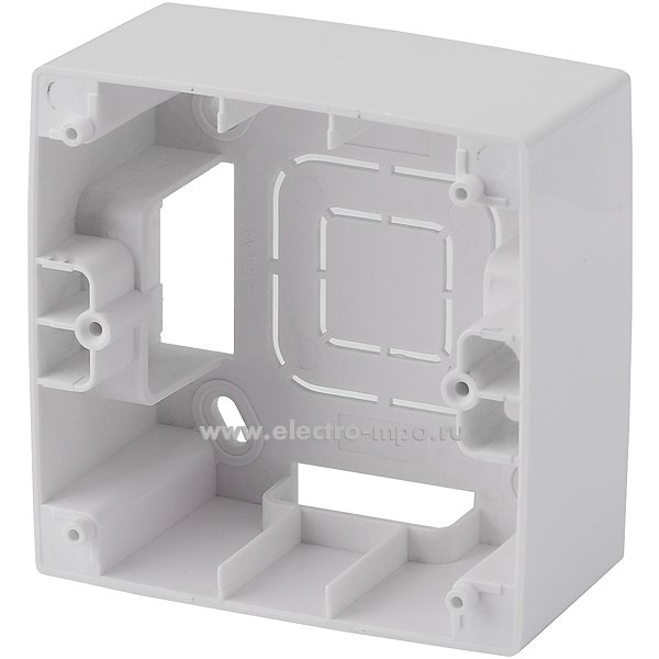 Ю3090. Коробка накладного монтажа Эра12 12-6101-01 Б0043160 на 1 пост белая (ЭРА)