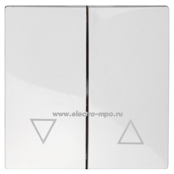 Ю3033. Накладка Эра12 12-6203-01 Б0047850 для механизма перекл. жалюзи белая (Эра)