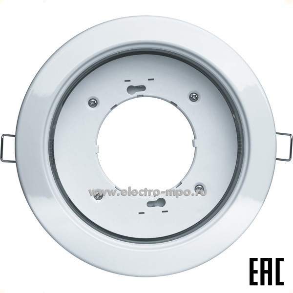 С4108. Светильник 61388 NGX-R1-001-GX70 220В GX70 встраиваемый белый IP20 (Navigator)