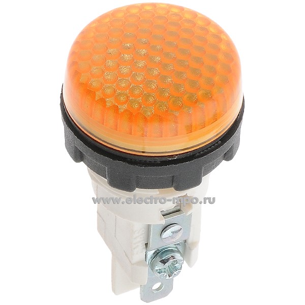 А5687. Светосигнальная арматура S224S7 желтая цоколь ВА9s без лампы (EMAS Турция)