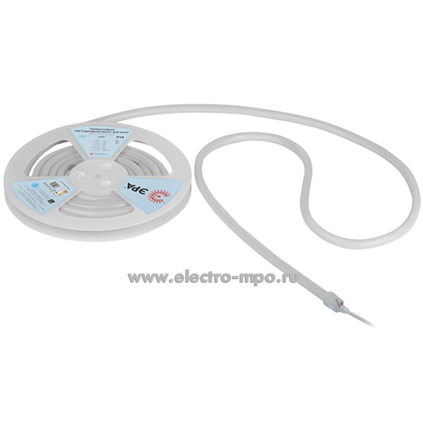 С13. Лента светодиодная Б0062350 LS2835-9,6-120-24-В-IP68-5м термостойкая 24В 48Вт пост.тока синяя (ЭРА)