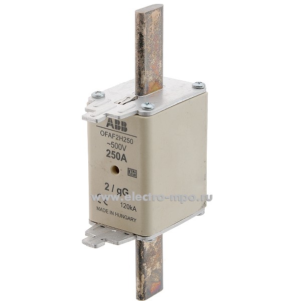 А9040. Плавкая вставка OFAF2H315 315А габарит 2 500В gG 100кА 1SCA022627R6010 (ABB)