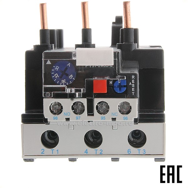К8355. Реле тепловое РТЛ-2055-2 УХЛ4 30-40А для пускателей ПМЛ (Электротехник Москва)