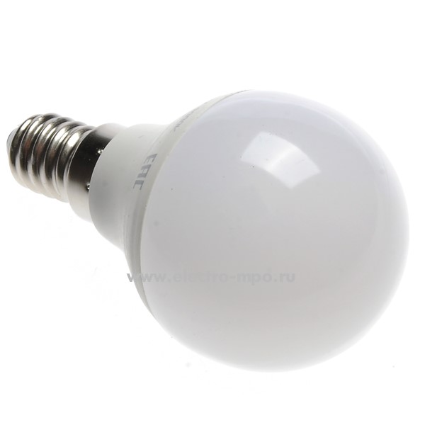 Л0416. Лампа 7Вт 5018945 PLED-SP G45 7W E14 560Лм 4000К светодиодная "шарик" х/б свет (Jazzway)