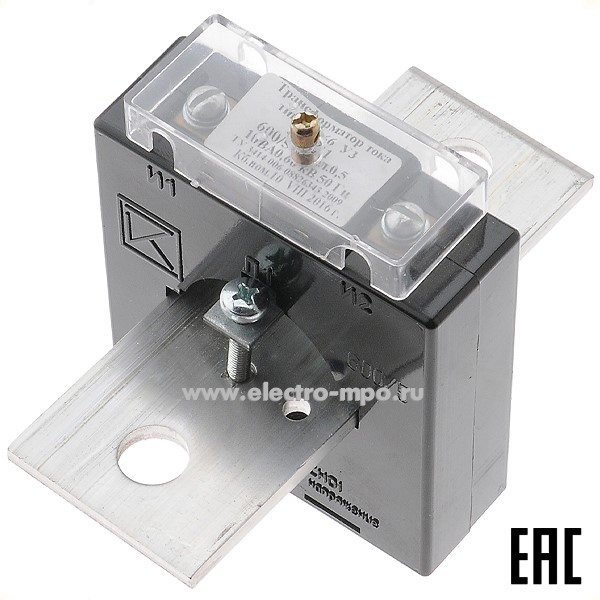 Т3964. Трансформатор тока Т-0,66-600/5-0,5-10ВА с шиной (ЭЛТИ Кострома)