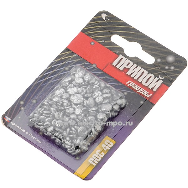 В3322. Припой 191350 ПОС-40 в гранулах 100г (Москва)