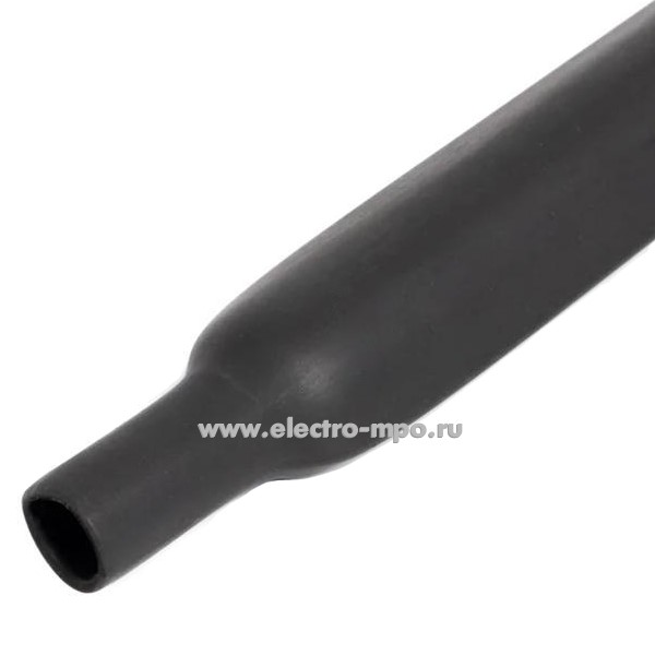 Т3008. Трубка 91838 ТТ-200-3.2/1.6 термоусаживаемая черная L=1.22м (КВТ)