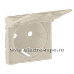Р7239. Накладка Valena Life 754841 розетки "евр" с крышкой слоновая кость (Legrand)