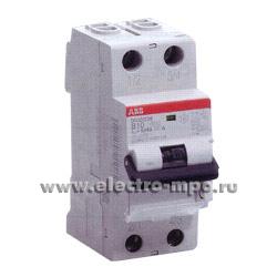 К6843. Дифф. автомат DS202С (тип А) 13А-30мА 230 2P 6кА 2CSR252140R1134 C13 30MA (АВВ)