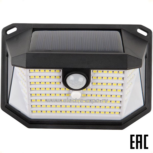 С98. Светильник 416005 GWSL-B1-10BT-1200MA-8H-IP65 светод. на солнечной батарее 10Вт 250Лм (General)