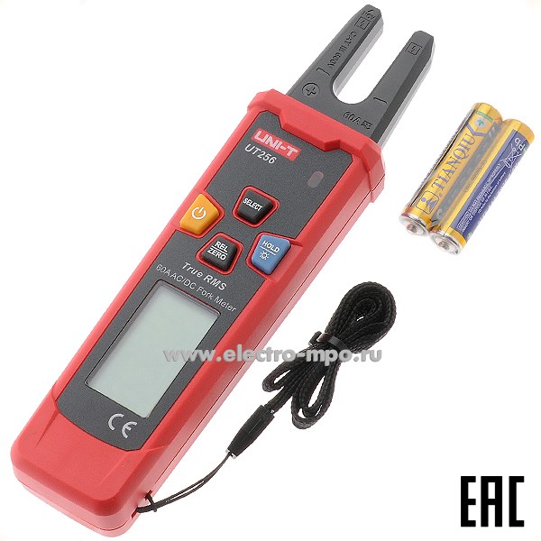 И4838. Клещи 13-1086 UT256 токоизмерительные постоянного и переменного тока 60А (UNI-T)