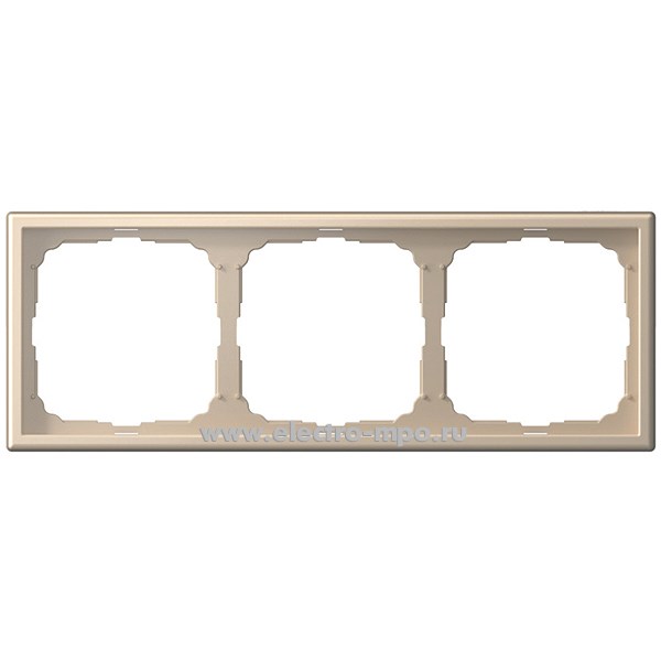 Р2941. Рамка-3 ArtGallery GAL001203 универсальная песочный (Systeme Electric)