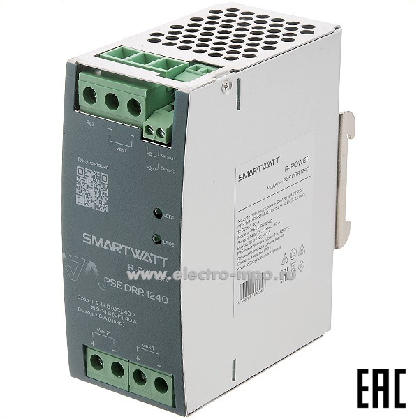 Б5230. Модуль резервирования PSE DRR 1240 Мощность 480Вт выход 12В пост. тока 40А (SMARTWATT)