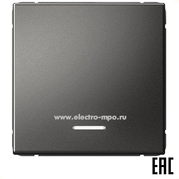 Р2951. Механизм ArtGallery GAL000613 выключателя 1 кл. с/п с подсветкой мокко (Systeme Electric)