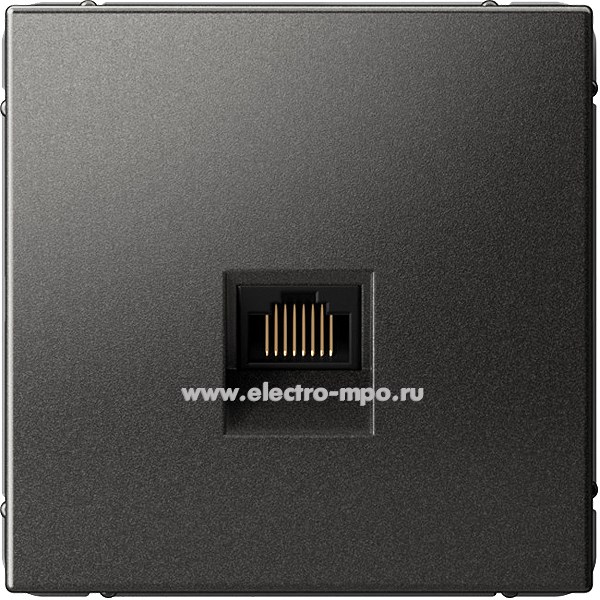 Р2978. Механизм ArtGallery GAL000686 розетки компьютерной RJ45 6А с/п мокко (Systeme Electric)