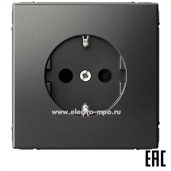 Р2963. Механизм ArtGallery GAL000643 розетки "евр" с/п мокко (Systeme Electric)