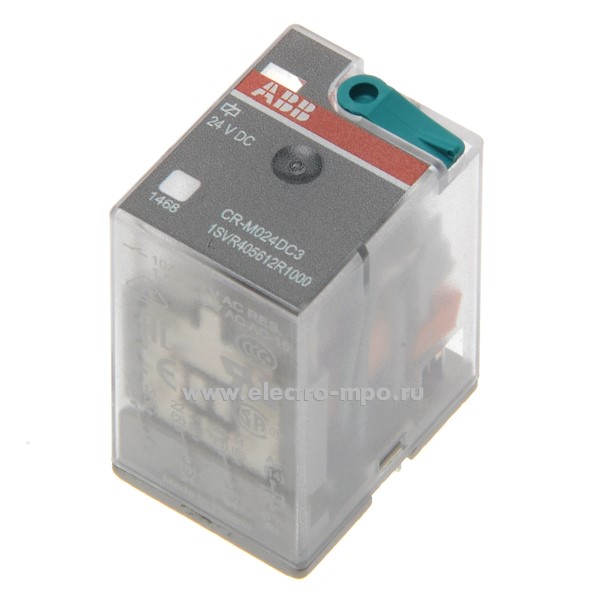 А3211. Реле CR-M024DC3 промежуточное 24В пост.тока 10А 3 перекл. контакта 1SVR405612R1000 (АВВ)