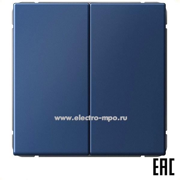 Р3002. Механизм ArtGallery GAL001151 выключателя 2 кл. с/п аквамарин (Systeme Electric)