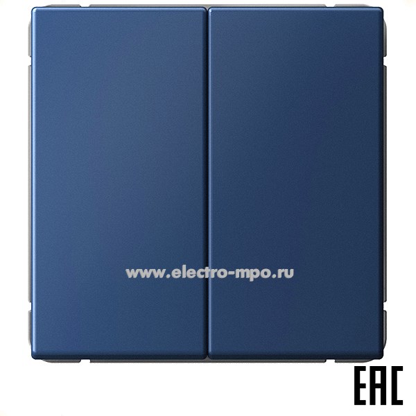 Р3010. Механизм ArtGallery GAL001165 переключателя 2 кл. с/п  аквамарин (Systeme Electric)