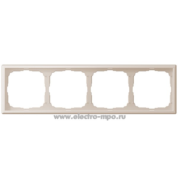 Р2942. Рамка-4 ArtGallery GAL001204 универсальная песочный (Systeme Electric)