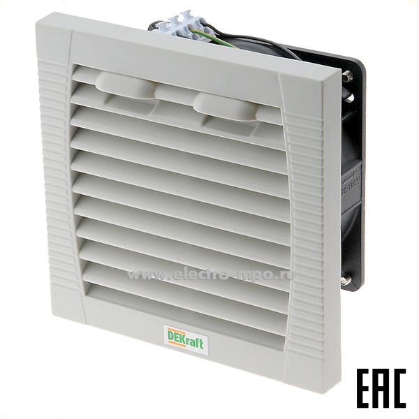 Б3616. Вентилятор СВ-301-В-120-230-55 с фильтром и решеткой  35003DEK   230В АС произв. 120м3/ч (Dekraft)