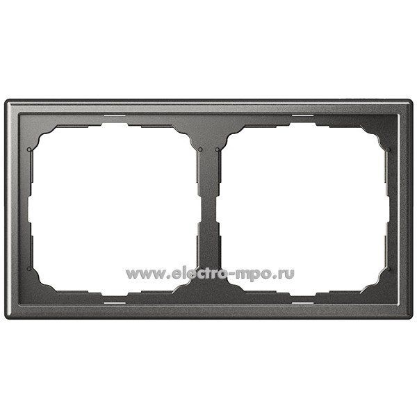 Р2990. Рамка-2 ArtGallery GAL000602 универсальная мокко (Systeme Electric)