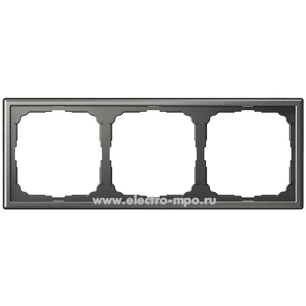 Р2991. Рамка-3 ArtGallery GAL000603 универсальная мокко (Systeme Electric)