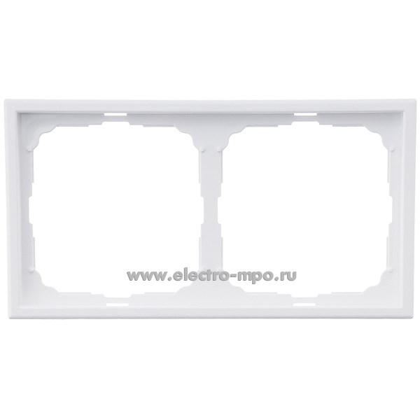 Р2841. Рамка-2 ArtGallery GAL000102 универсальная белая (Systeme Electric)