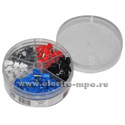 Г3971. Набор 79490 НШВИ №2 втулочных наконечников 2х0,5-2х2,5мм2 (250шт) (КВТ)