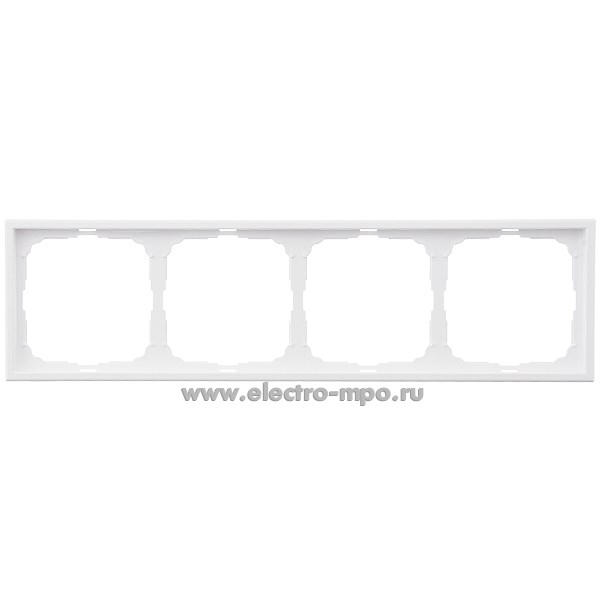 Р2844. Рамка-4 ArtGallery GAL000104 универсальная белая (Systeme Electric)