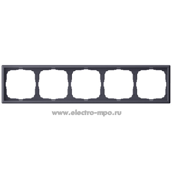 Р3193. Рамка-5 ArtGallery GAL001405 универсальная базальт (Systeme Electric)
