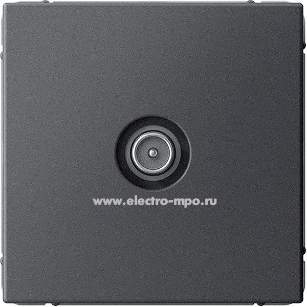 Р3173. Механизм ArtGallery GAL001491 TV розетки конечной 1дБ с/п базальт (Systeme Electric)