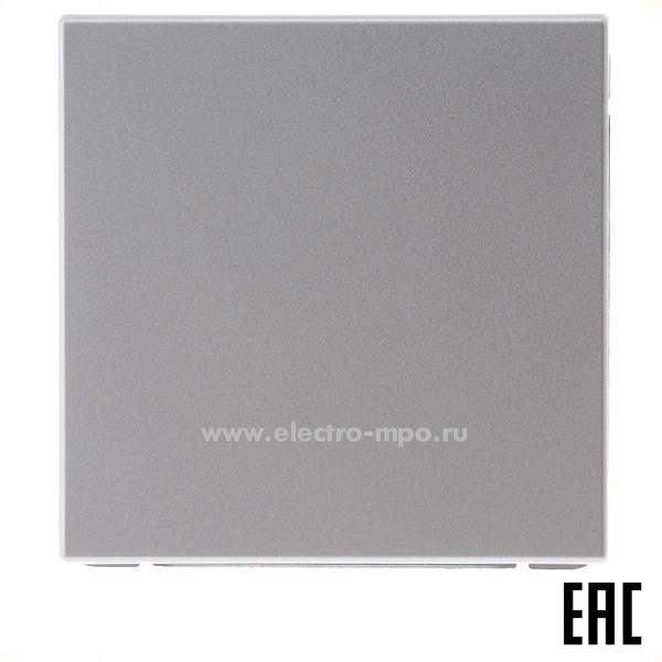 Р3050. Механизм ArtGallery GAL000311 выключателя 1 кл. с/п алюминий (Systeme Electric)