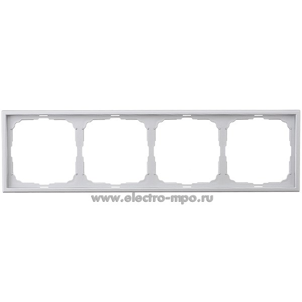 Р3094. Рамка-4 ArtGallery GAL000304 универсальная алюминий (Systeme Electric)