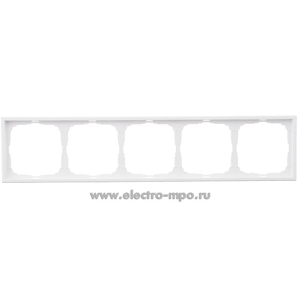 Р2845. Рамка-5 ArtGallery GAL000105 универсальная белая (Systeme Electric)