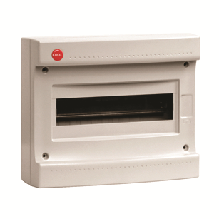 Е10. Щиток 83918 настен.без дверц.18мод., IP40,сер,с клем.блоком в компл.1х87518 (ДКС)