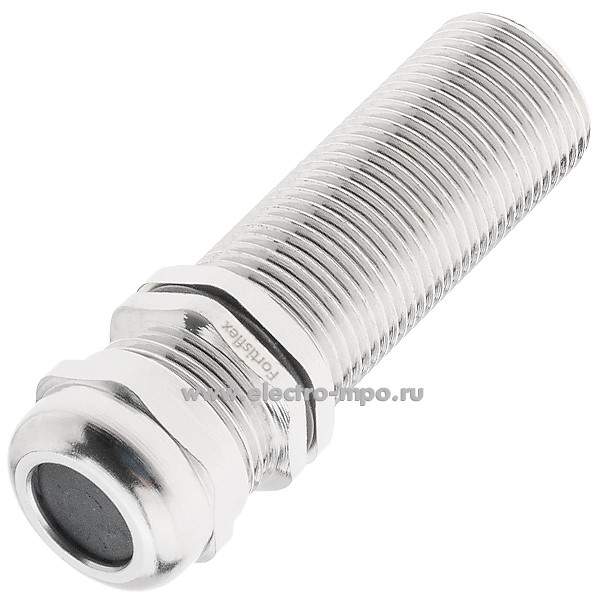 Т2057. Сальник 88624 MGM-XL20 латунный, с контргайкой (D кабеля 6-12мм, IP68) (Fortisflex)