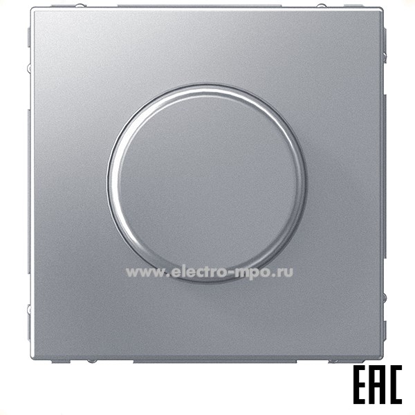 Р3336. Механизм ArtGallery GAL000923 светорегулятора 10-400 Вт (LED 3-150Вт) с/п сталь (Systeme Elec