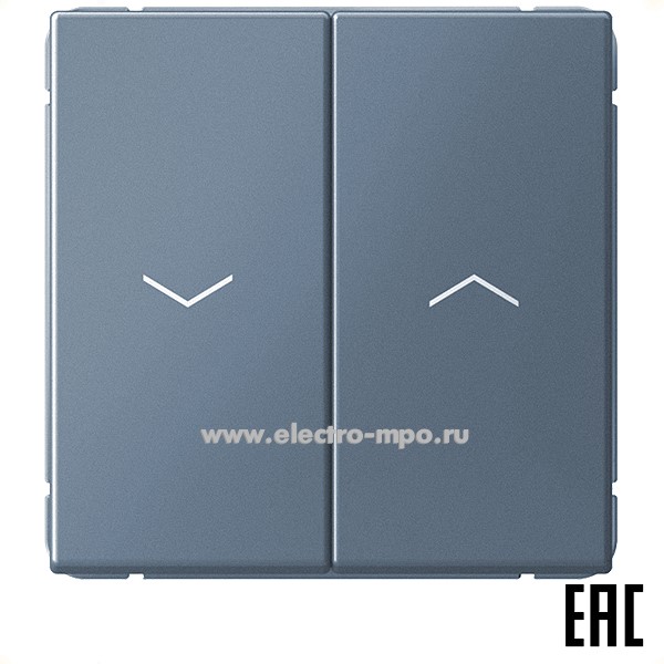 Р3256. Механизм ArtGallery GAL000719 выключателя 2 кл. с/п для жалюзи грифель (Systeme Electric)